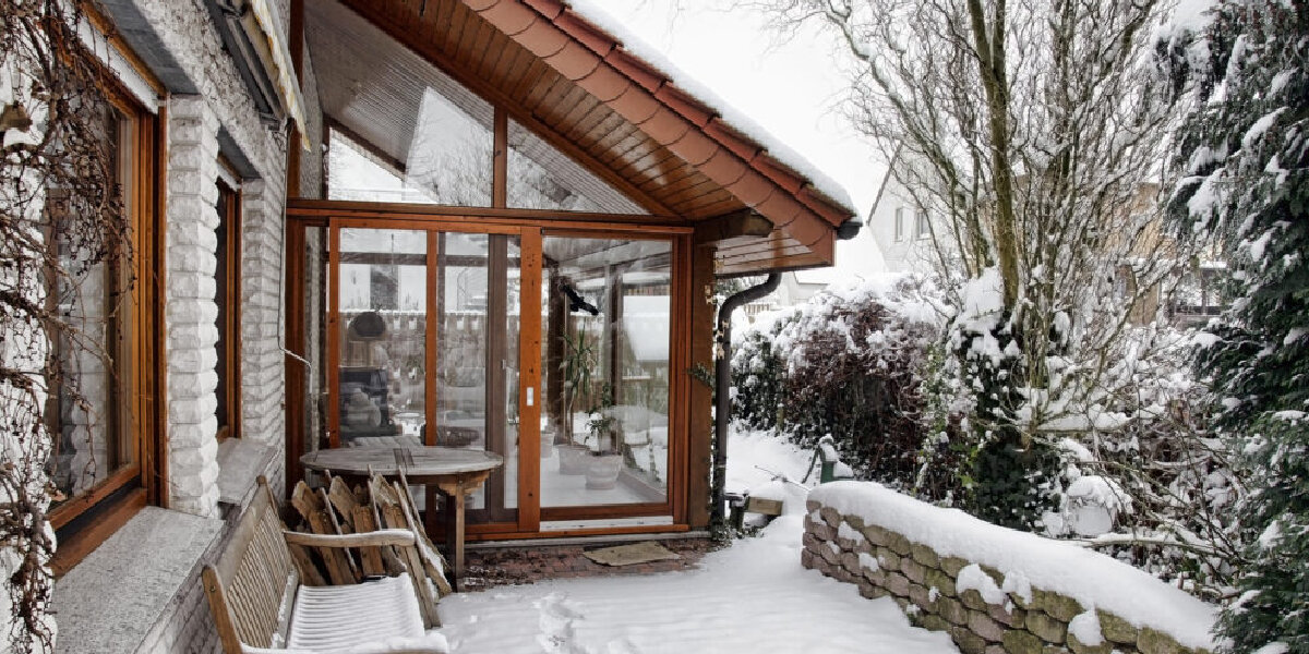 Illuminazione del giardino d'inverno: concetto di illuminazione per la stagione fredda