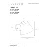 Lucide DINGO-LED Applique Bianco, 1-Luce