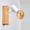 Barbengo Applique Legno chiaro, Bianco, 1-Luce