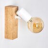 Barbengo Applique Legno chiaro, Bianco, 1-Luce