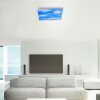 Leuchten-Direkt CLOUD Plafoniera LED Bianco, 1-Luce, Telecomando