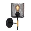 Lucide BASKETT Applique Nero, 1-Luce