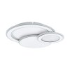 Eglo MENTALURGIA Plafoniera LED Cromo, Bianco, 1-Luce