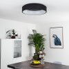 Kampala Plafoniera LED Nero, 1-Luce