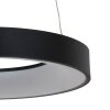 Steinhauer Ringlede Lampada a Sospensione Nero, Bianco, 1-Luce