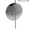 Steinhauer Tallerken Applique LED Acciaio inox, Bianco, 1-Luce