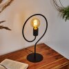 Mialo Lampada da tavolo Nero, 1-Luce