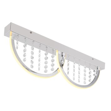 Globo GERT Plafoniera LED Bianco, 1-Luce, Cambia colore