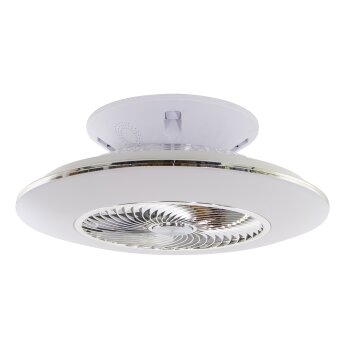 Globo KELLO ventilatore da soffitto LED Bianco, 1-Luce