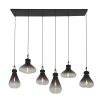 Steinhauer Flere Lampada a Sospensione Grigio, Nero, 6-Luci