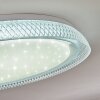 Feletto Plafoniera LED Trasparente, chiaro, Bianco, 1-Luce, Telecomando
