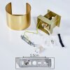 Badajoz Applique LED Oro, Ottone, 1-Luce