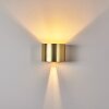 Badajoz Applique LED Oro, Ottone, 1-Luce