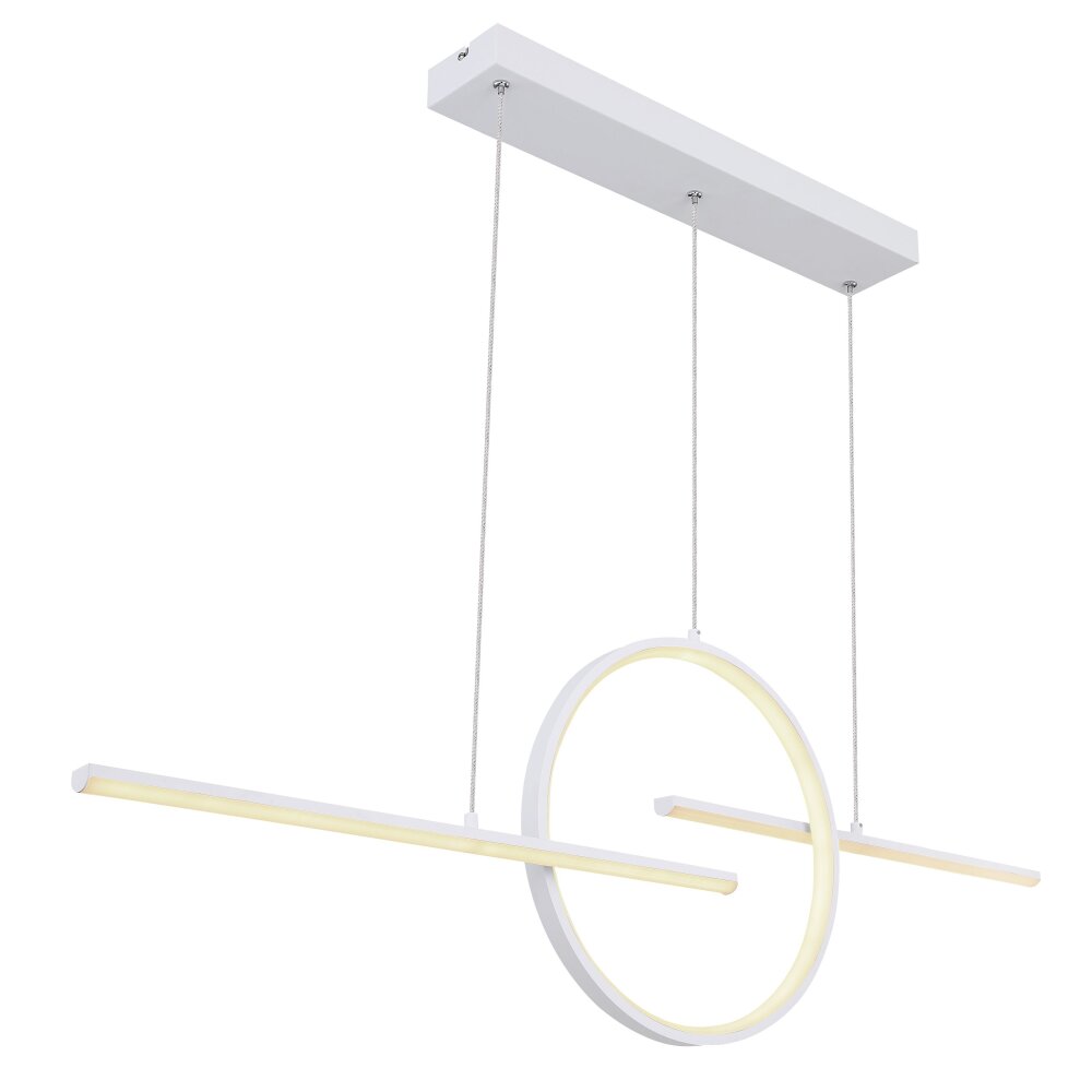 Globo BARRAL Lampadario a sospensione LED Bianco, 1-Luce, Telecomando main product photo