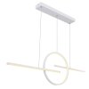 Globo BARRAL Lampadario a sospensione LED Bianco, 1-Luce, Telecomando Globo BARRAL Lampadario a sospensione LED Bianco, 1-Luce, Telecomando