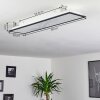 Salmi Plafoniera LED Nero, Bianco, 1-Luce