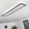 Salmi Plafoniera LED Nero, Bianco, 1-Luce