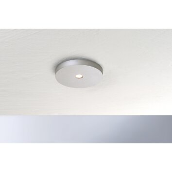 Bopp-Leuchten CLOSE Plafoniera LED Argento, 1-Luce