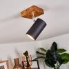 Zuoz Plafoniera Legno chiaro, 1-Luce