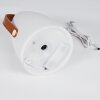 Guari Lampada da tavolo LED Marrone, Bianco, 1-Luce, Cambia colore