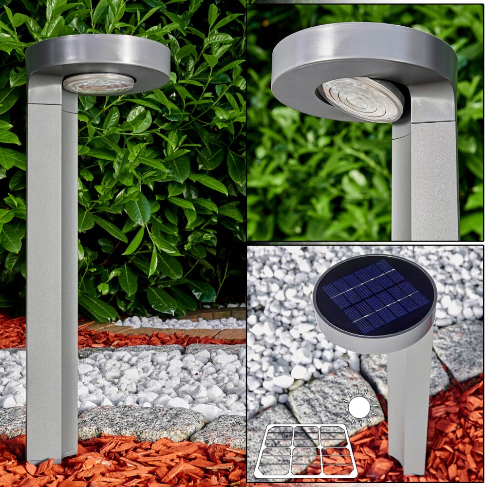 Lampada solare Portmore LED Grigio, 1-Luce main product photo