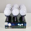 Hakon Set di lampade da giardino 12 pezzi LED Grigio, 1-Luce