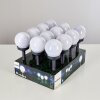 Hakon Set di lampade da giardino 12 pezzi LED Grigio, 1-Luce