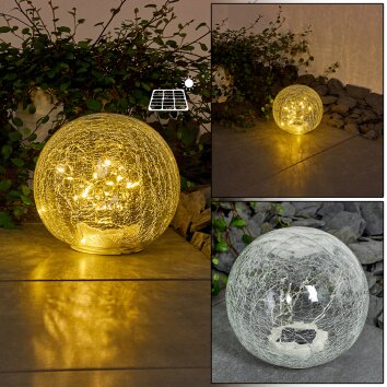 Jurmala Lampada solare LED Trasparente, chiaro, 1-Luce