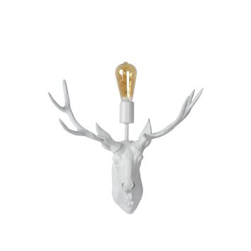 Lucide CARIBOU Applique Bianco, 1-Luce