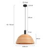 Steinhauer Veneer Lampada a Sospensione Nero, 1-Luce