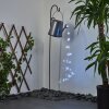 Isernia Lampada solare LED Ruggine, Argento, 80-Luci