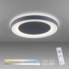Leuchten Direkt ANIKA Plafoniera LED Antracite, 1-Luce, Telecomando