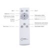 Leuchten Direkt ANIKA Plafoniera LED Antracite, 1-Luce, Telecomando