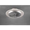 Reality Narvik Ventilatore LED Cromo, 1-Luce, Telecomando