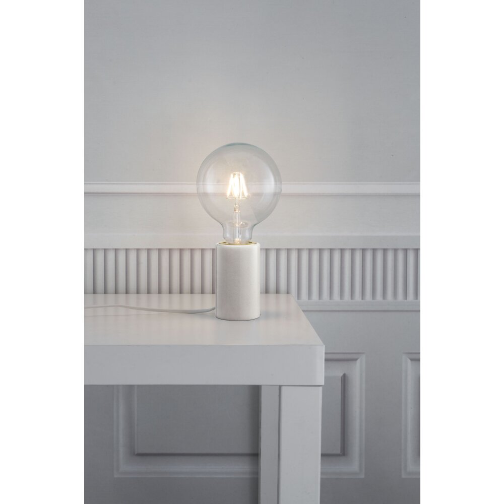 Nordlux SIV Lampada da tavolo Grigio, Bianco, 1-Luce main product photo