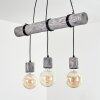 Canedo Lampada a Sospensione Grigio, Nero, 3-Luci