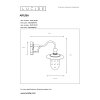 Lucide Aruba Applique da esterno Ruggine, 1-Luce