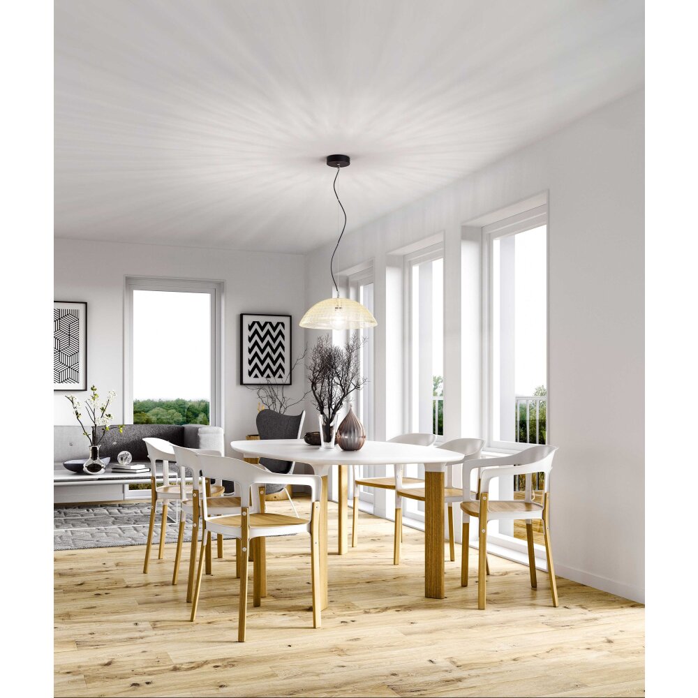 Fabas Luce Diamond Lampada a Sospensione Nero, 1-Luce main product photo