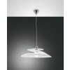 Fabas Luce Aragon Lampada a Sospensione Cromo, 1-Luce