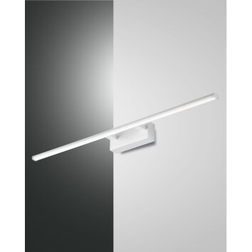 Fabas Luce Nala Applique LED Bianco, 1-Luce