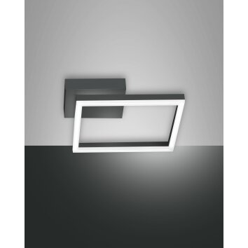 Fabas Luce Bard Applique LED Antracite, 1-Luce