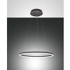 Fabas Luce Giotto Lampada a Sospensione LED Nero, 2-Luci