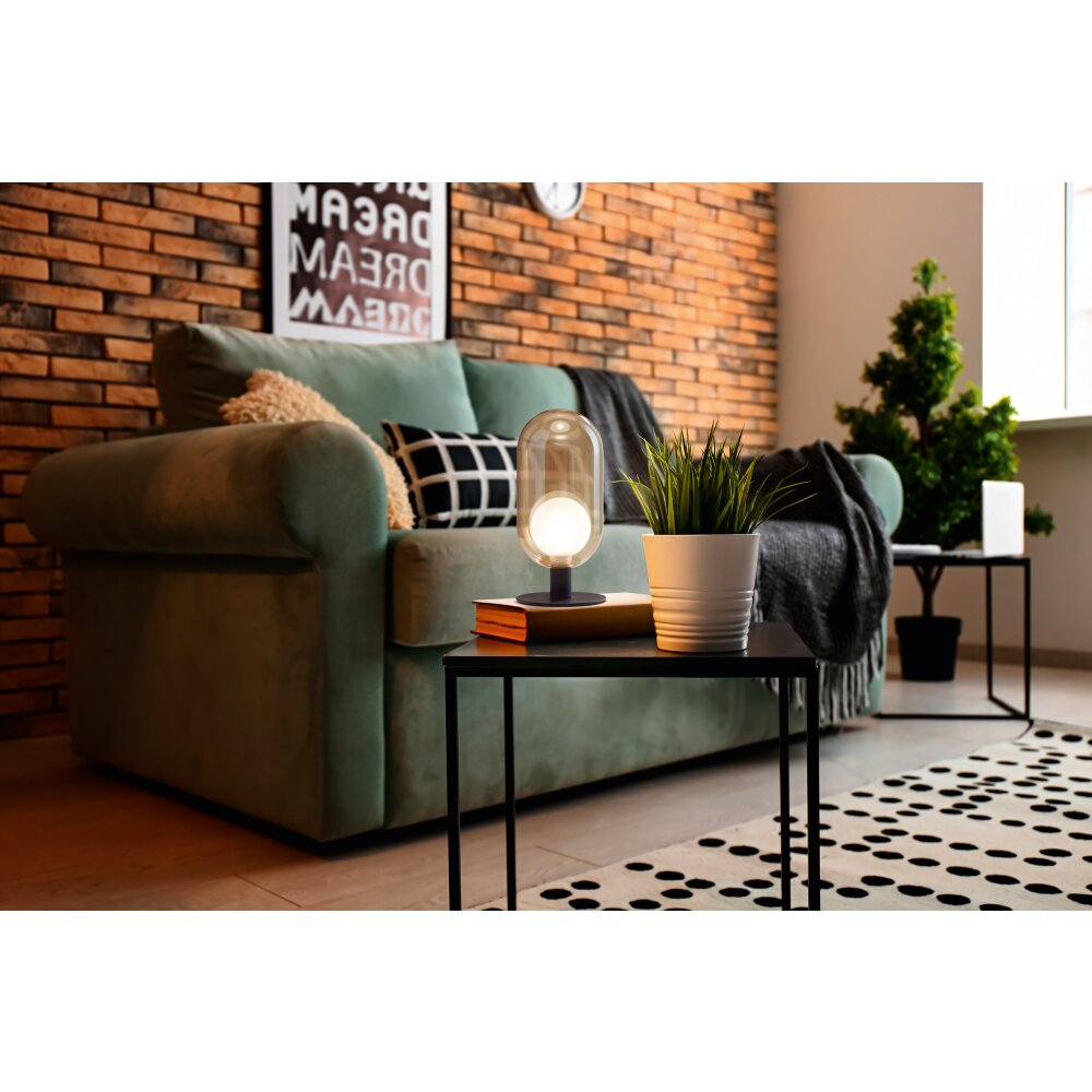 Fabas Luce Gubbio Lampada da tavolo LED Nero, 1-Luce main product photo