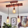 Barbengo Lampada a Sospensione Ruggine, Nero, 3-Luci