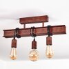 Barbengo Lampada a Sospensione Ruggine, Nero, 3-Luci