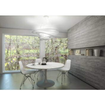 Artemide Pirce Lampada a Sospensione Bianco, 1-Luce