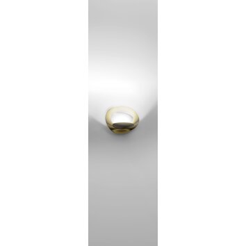 Artemide Pirce Micro Applique LED Oro, 1-Luce