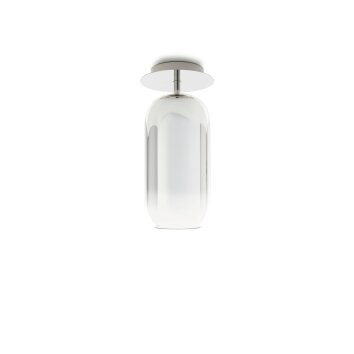 Artemide Gople Mini Plafoniera Alluminio, 1-Luce
