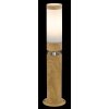 Globo JAICY Lampioncino Segnapasso Marrone, Aspetto del legno, 2-Luci