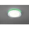 Reality Thea Plafoniera LED Bianco, 1-Luce, Telecomando, Cambia colore